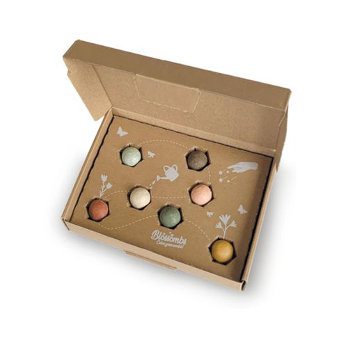 Farvede frøbomber gave - Billede 2